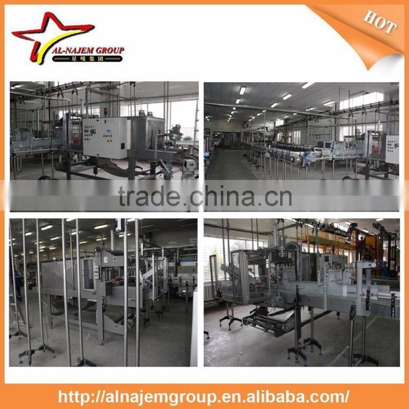 Canning line for soft drinks from 3000 up to 15000 cph