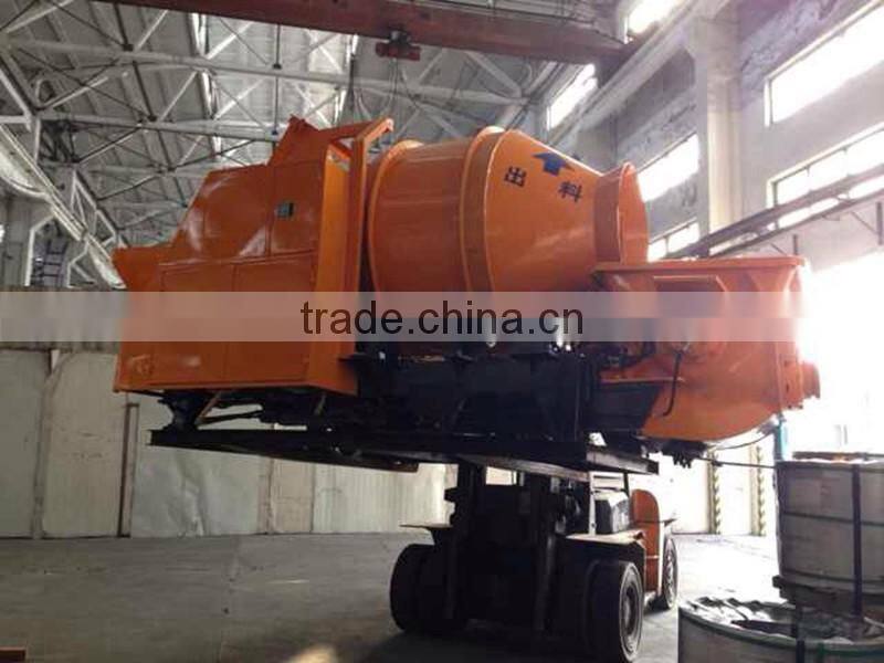 China made hydraulic concrete pump with mixer machine China price