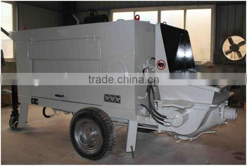 With Diesel Drive Output 15m3/h Dry and Wet Shotcrete Machine