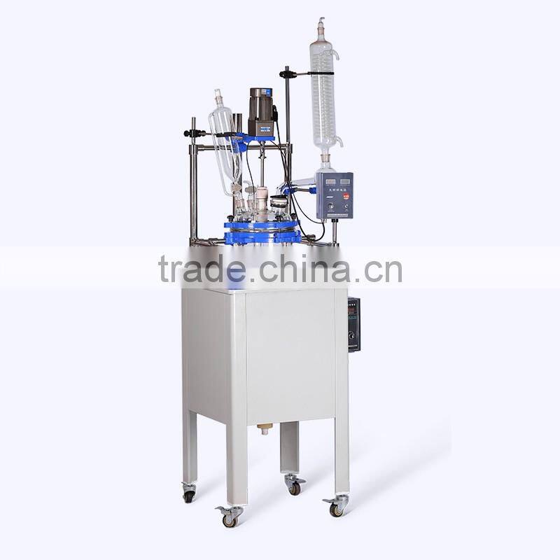 Polymerization Single Layer Glass Reactor