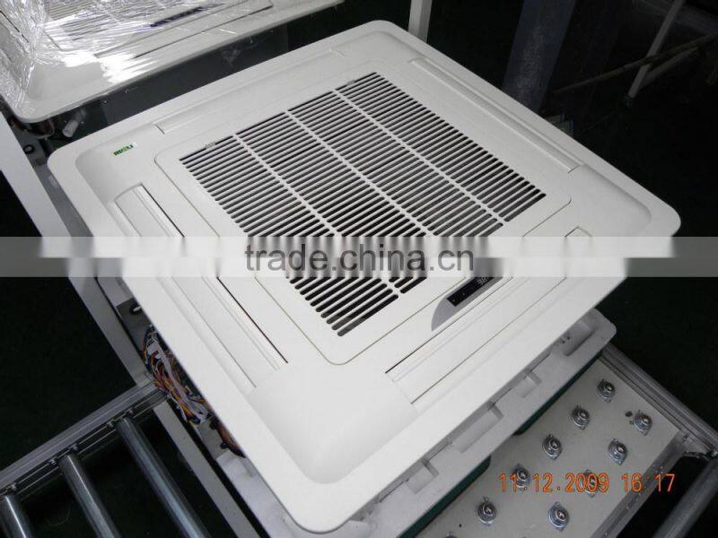 Four way 2 tube Cassette type fan coil unit / chiller water 4 tube ceiling fan coil unit