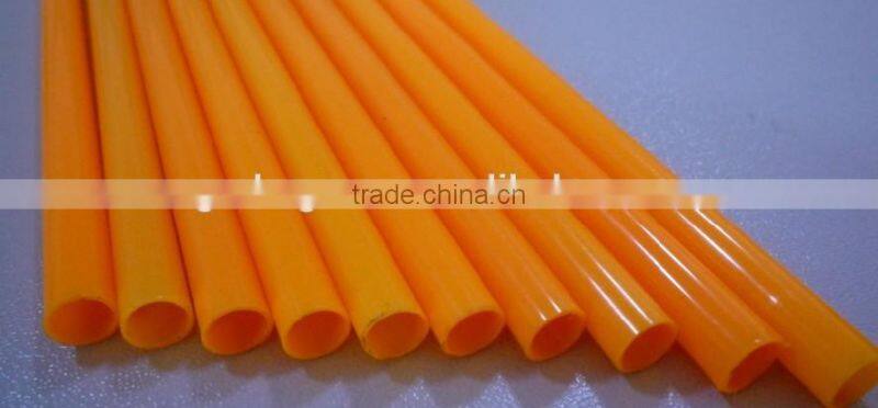 Freesky clear polycarbonate LED light solid tubes, colorful acrylic piles, high impact small clear plastic tubes