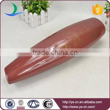 Contemporary lustre decoration decal ceramic large red vase