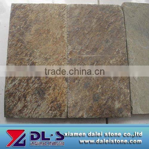 Multi color slate tile