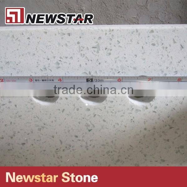 Artificial quartz cheap bathroom vanity tops for sale