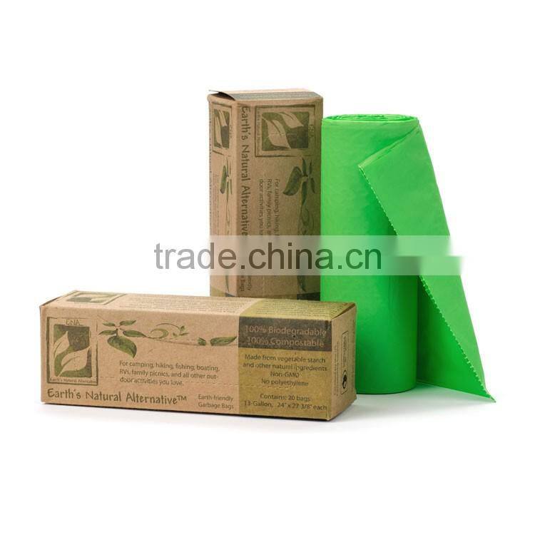 Compostable biodegradable plastic bags middle kitchen bags