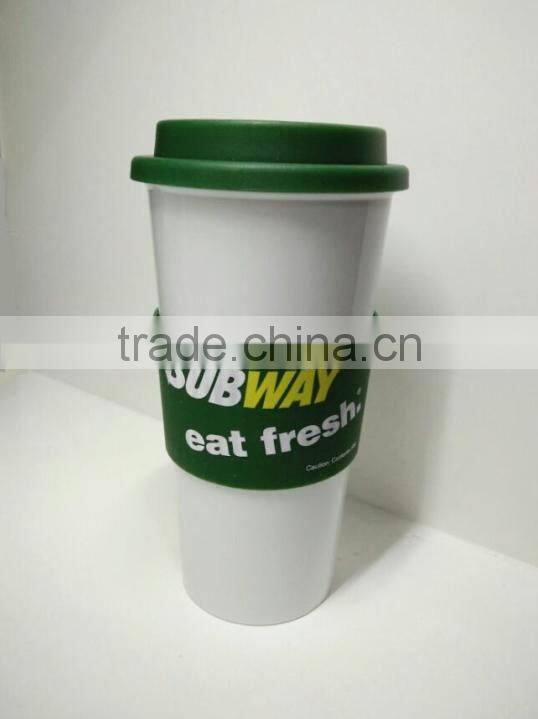 wholesale 16oz plastic coffee mug