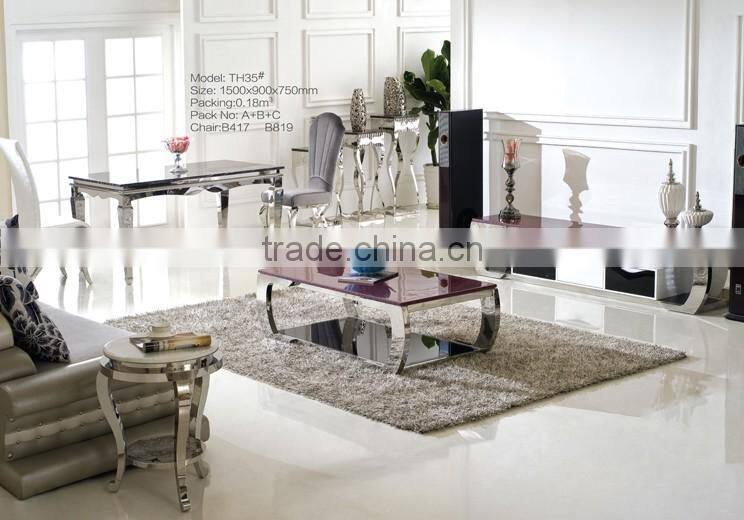 E347 wholesale price modern stainless steel TV Stand