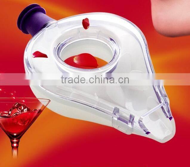 CY053 Plastic Wine Pourer Bottle Wine Decanter Wine Pour Filter Home Bar Essential Equipment