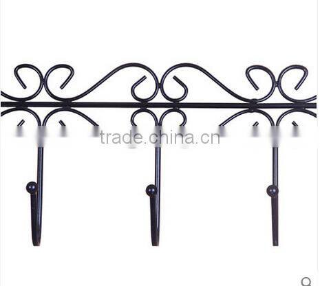 PN Decorative Over the Door 5 Hook Rack Organizer / Hanger Clothes at Office/Home Door Hanger