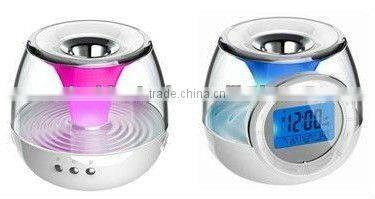 7 Color Changing Digital LCD Alarm Clock with Aroma Heater & FM Radio