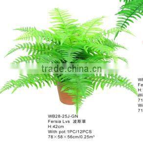 SJ3001021 Garlands decorative Fern artificial grass bush plastic