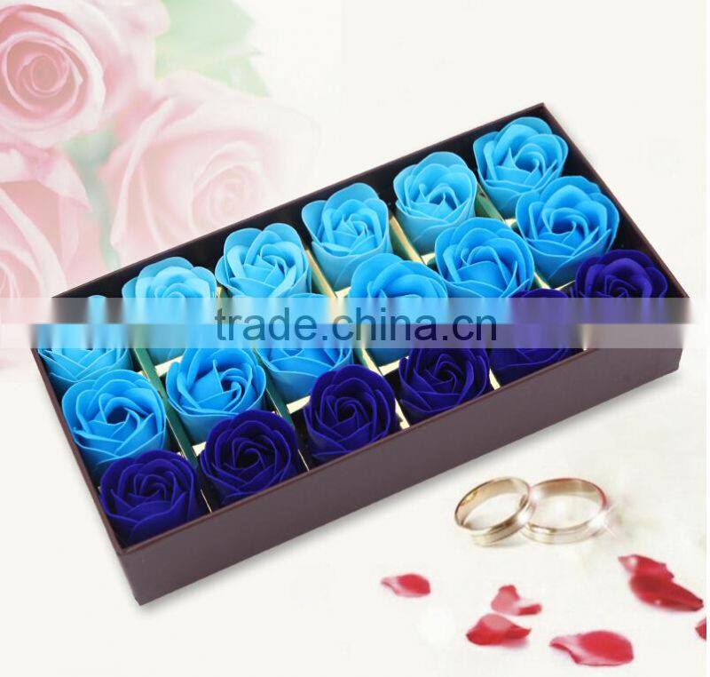 Romantic Gifts Coffee Box 18pieces Rose Flower Soap