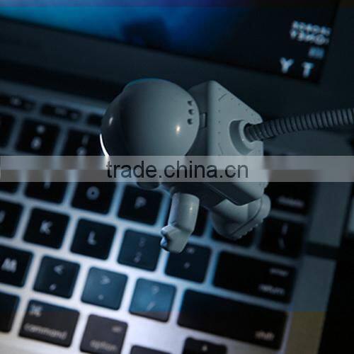 Supply Creative fashion Astronaut USB Night light / Variety bending small table lamp