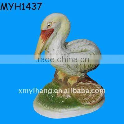 outdoor bronze pelican