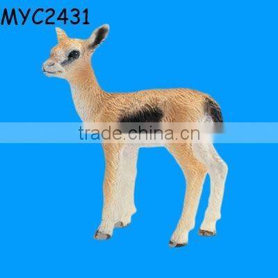 Jumping gazelle statue polyresin animal