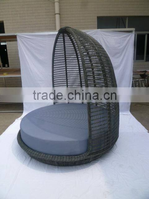 garden set adult rattan canopy outdoor bed furniture CF724L