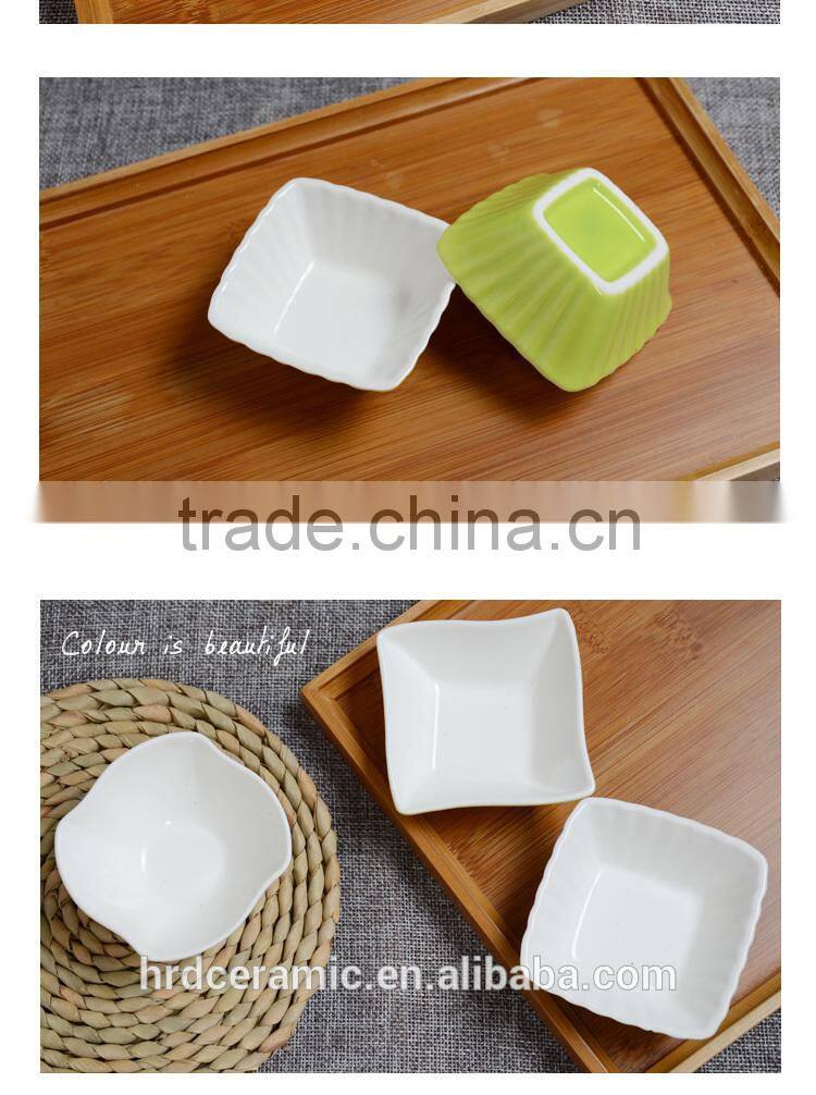 High quality soup bowls Stocked bakeware white ceramic popcorn bowl