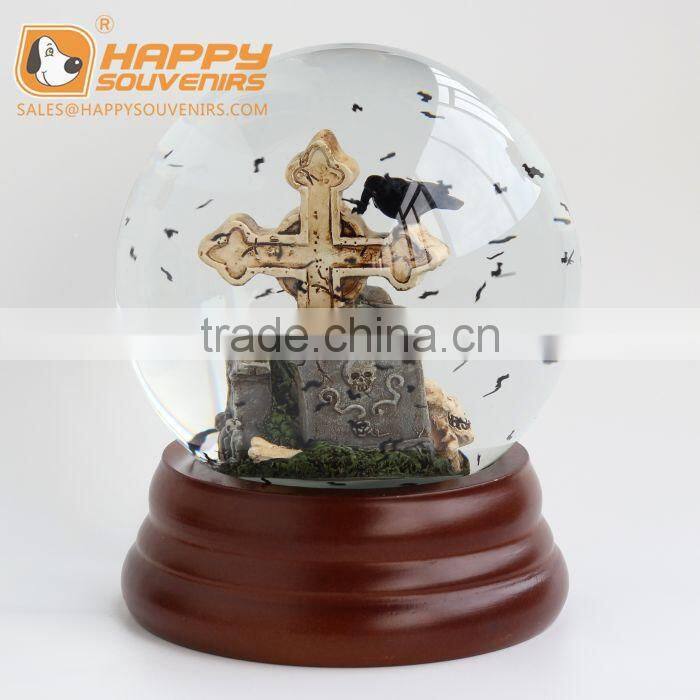 Creative Cross Resin Snow Globe snow globe