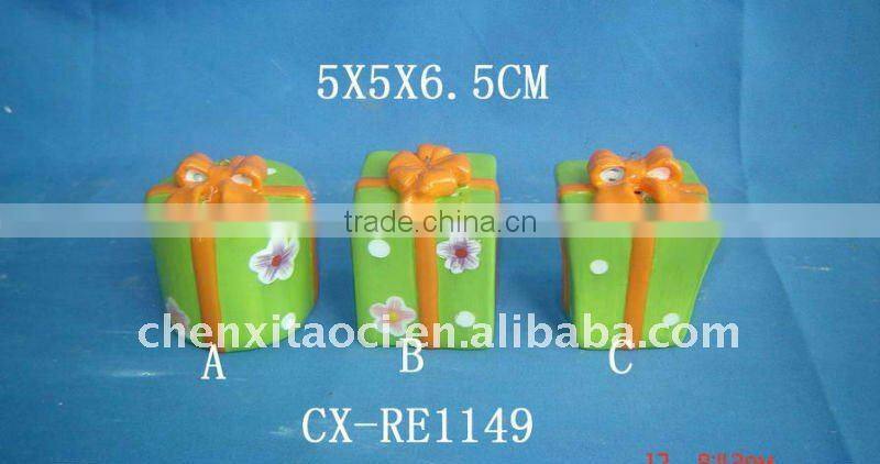 pottery egg hanging deco-terracotta painting egg for easter gifts