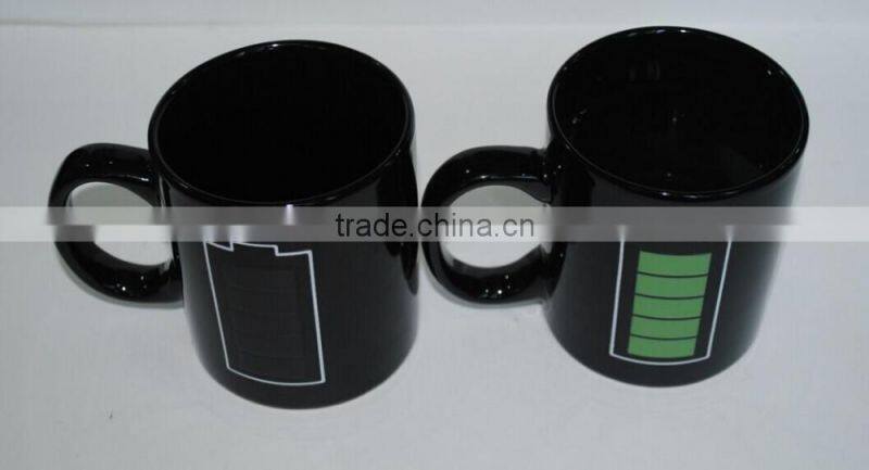 11oz/300ml Ceramic Color Changing Coffee Cup High quality Sublimation Mug