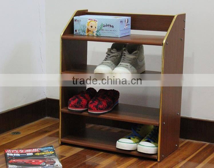 simple indoor wooden shoe rack for living room furniture