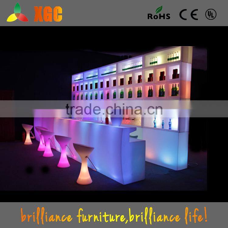 bar counter luxury light up bar cabinet