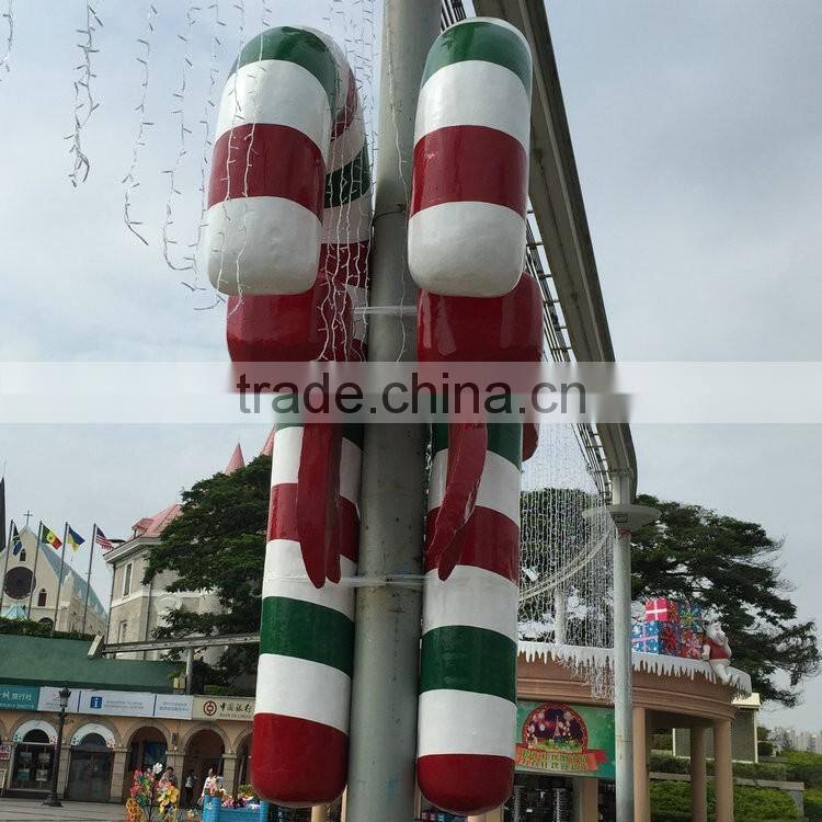 Outdoor fiberglass crane decoartion