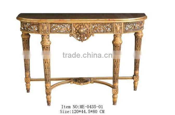 Art Deco Hand Painted Furniture Console Table For Sale