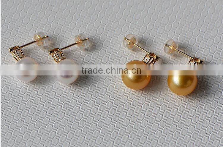 charms 9-10 mm south sea pearl jewelry earrings
