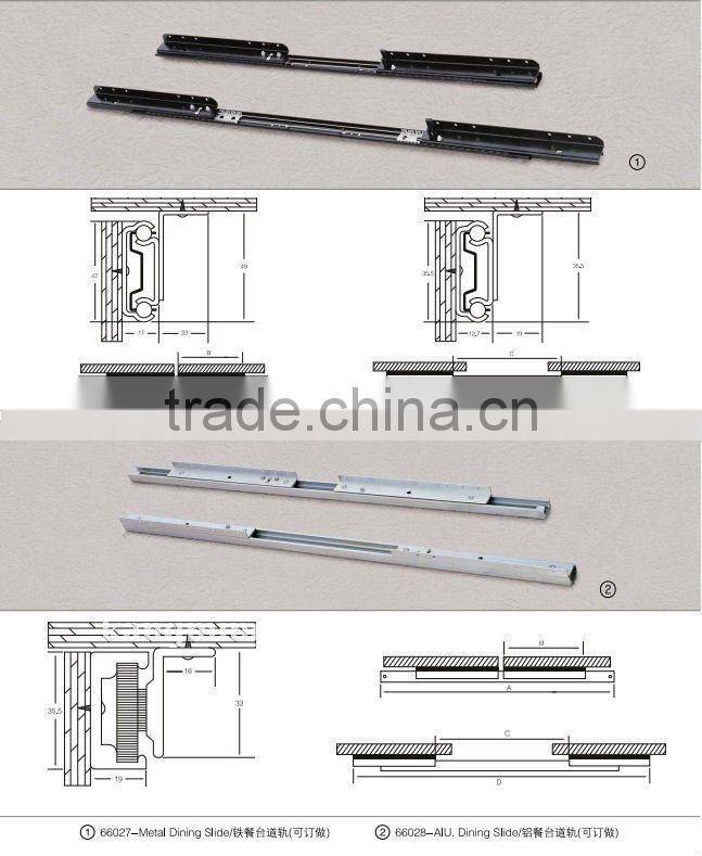 high quality furniture metal drawer slide for furniture tables and drawers