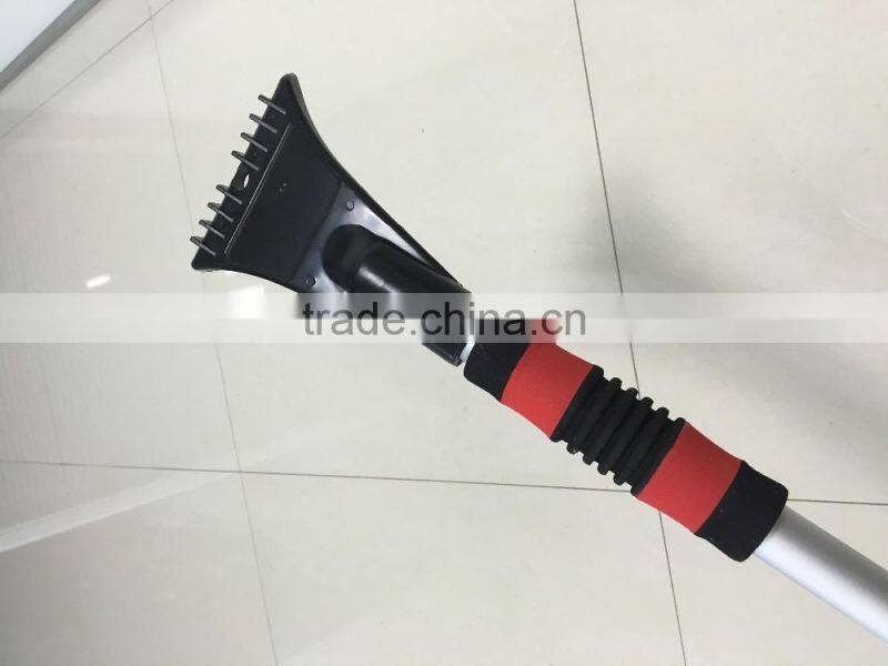 telescopic snow brush/snow brush for car cleaning,snow pusher/snow cleaner