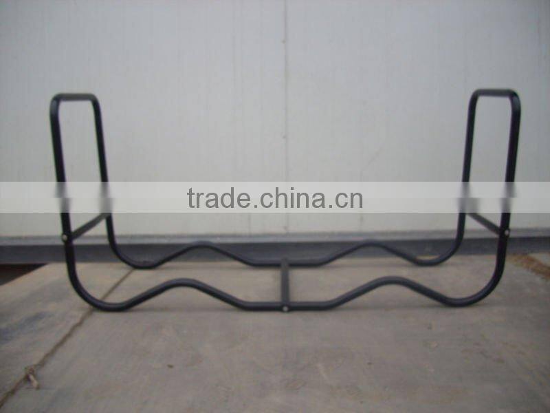 firewood log steel rack