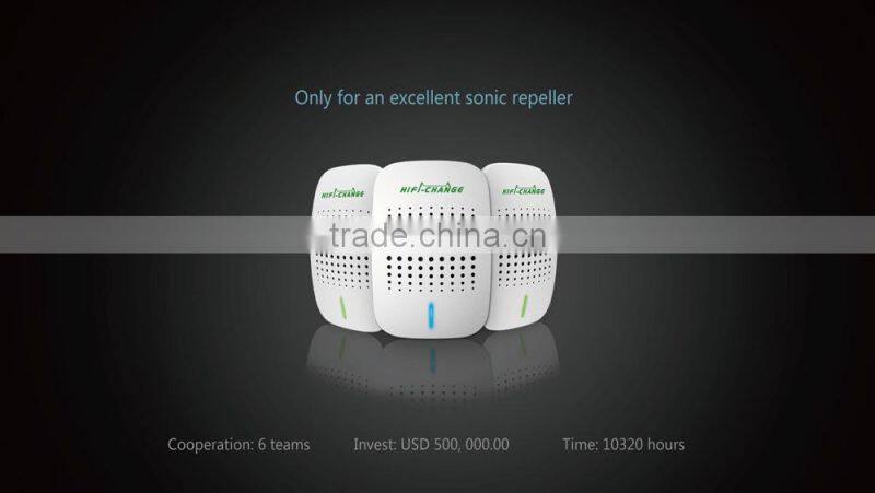 New design indoor sonic electronic mouse repeller