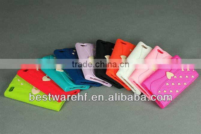 BAG shape silicone mobile phone case for apple iphone5