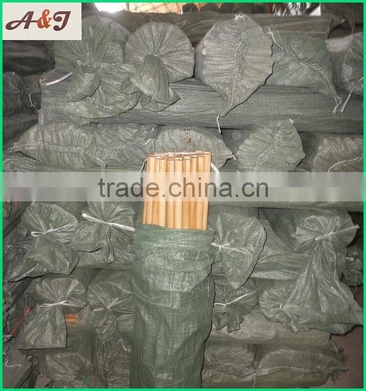 varnished wooden handle for brooms or mops