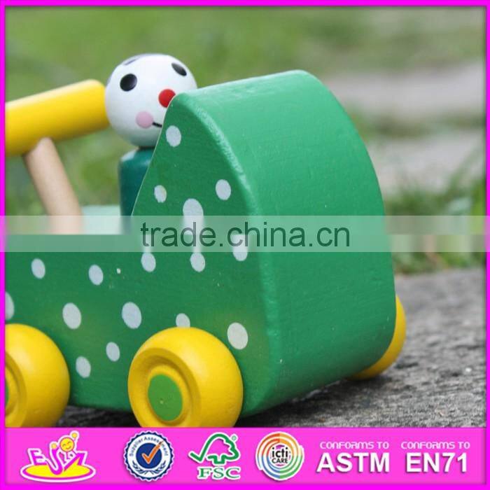 2017 New products kids animal toy wooden toy car plans W04A324