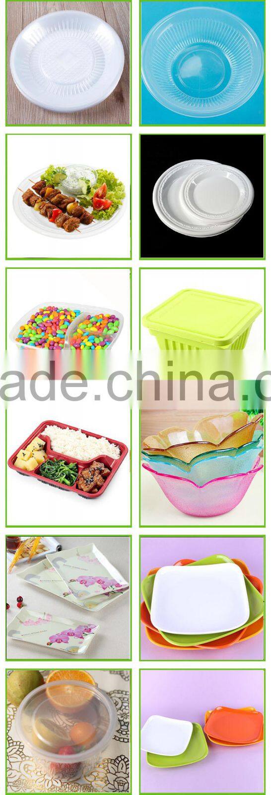 white plastic plate,plastic plate,disposable plastic plate