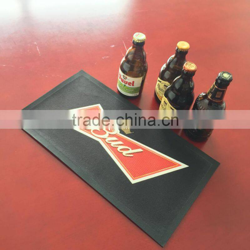 non woven fabric rubber bar mat custom printing