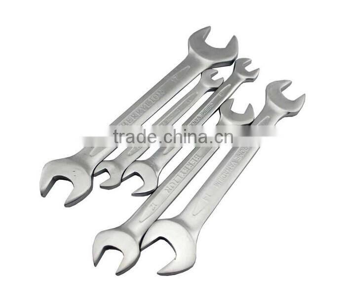Hot selling 14pcs canvas packing combination wrench set with mirror finished