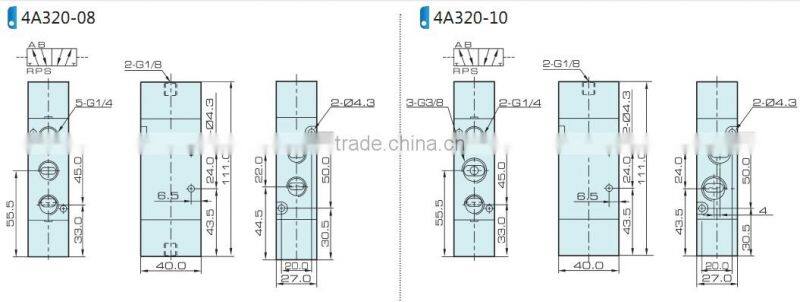 4V300series Control Valves with high quality