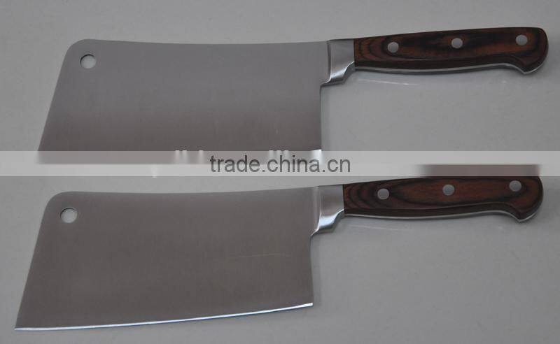 stainless steel kitchen cleaver knife