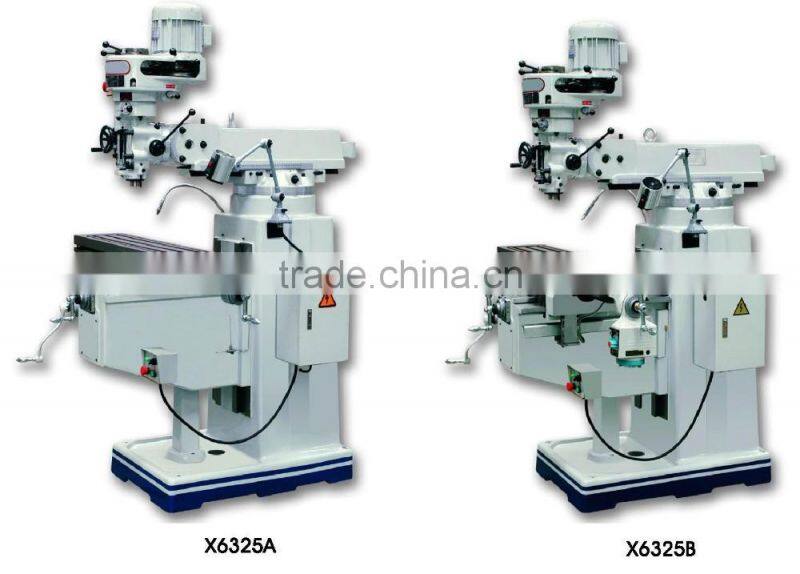 Universal Precision Vertical Turret Milling Machine, table 230x1067/1246 254x1270 /1370 305x1370/1500 330x1370/1500mm