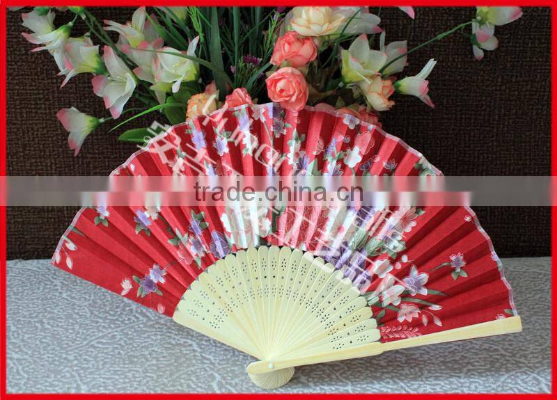 The existing fabric handmade bamboo fan