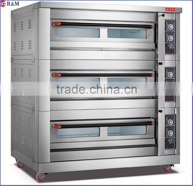 Industrial Large Capacity Bakery equipment 400 Degree Electric Bread Baking Oven