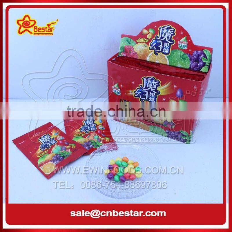 Bottle Packing Rainbow Chewing Candy Fruity Flavor