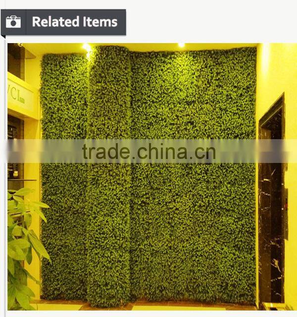 Outdoor creative artificial living moss flower plants wall