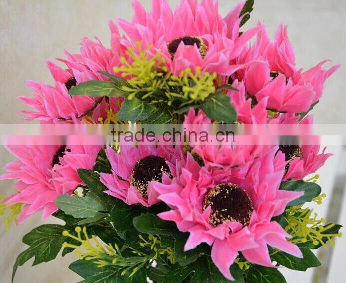 Wholesale artificial flower bouquet of home decoration
