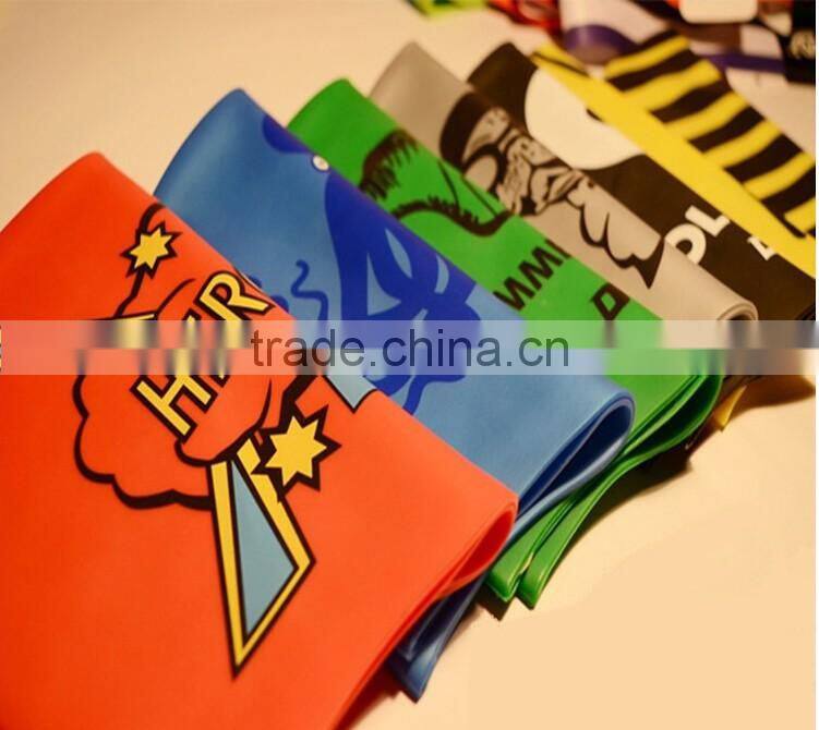 Girls kids cartoon Lycra Swimming cap Hat Swim Bathing Cap