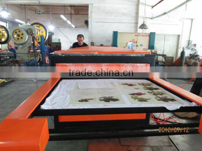 Hydraulic heat presss transfer sublimation machine for fabric Polyester 110*170cm